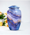 Abstract classic urn for adult male cremation.