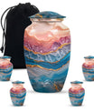 Classic 10-inch abstract urn perfect for adult human ashes