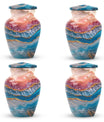 Classic 10-inch abstract urn perfect for adult human ashes