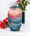 Classic 10-inch abstract urn perfect for adult human ashes