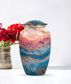 Classic 10-inch abstract urn perfect for adult human ashes