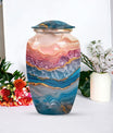 Classic 10-inch abstract urn perfect for adult human ashes
