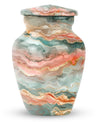 Classic 10-inch Abstract Urn for men's ashes, customizable