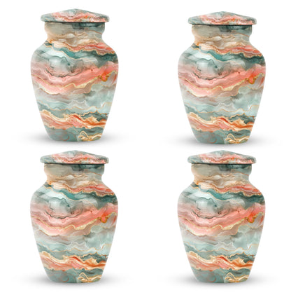 Classic 10-inch Abstract Urn for men's ashes, customizable