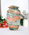 Classic 10-inch Abstract Urn for men's ashes, customizable