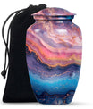 Abstract Urn, Classic Design Large Cremation Urn for male