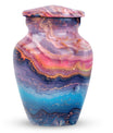 Abstract Urn, Classic Design Large Cremation Urn for male