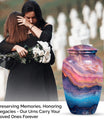 Abstract Urn, Classic Design Large Cremation Urn for male
