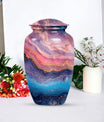 Abstract Urn, Classic Design Large Cremation Urn for male