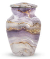 Elegant 10-inch abstract funeral urn in classic design