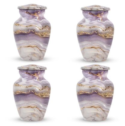 Elegant 10-inch abstract funeral urn in classic design