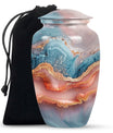 Abstract 10-inch Classic Urn for women's ashes.