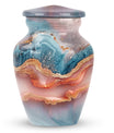 Abstract 10-inch Classic Urn for women's ashes.