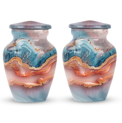 Abstract 10-inch Classic Urn for women's ashes.