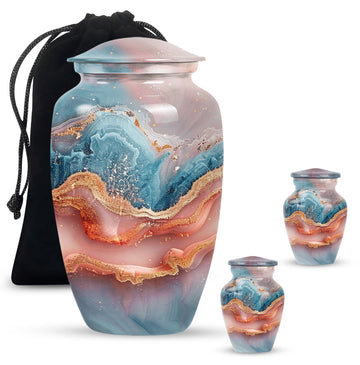 Large Urn with 2 Mini Urn