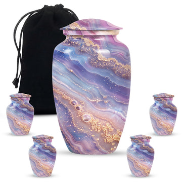 Large Urn with 4 Small Urn