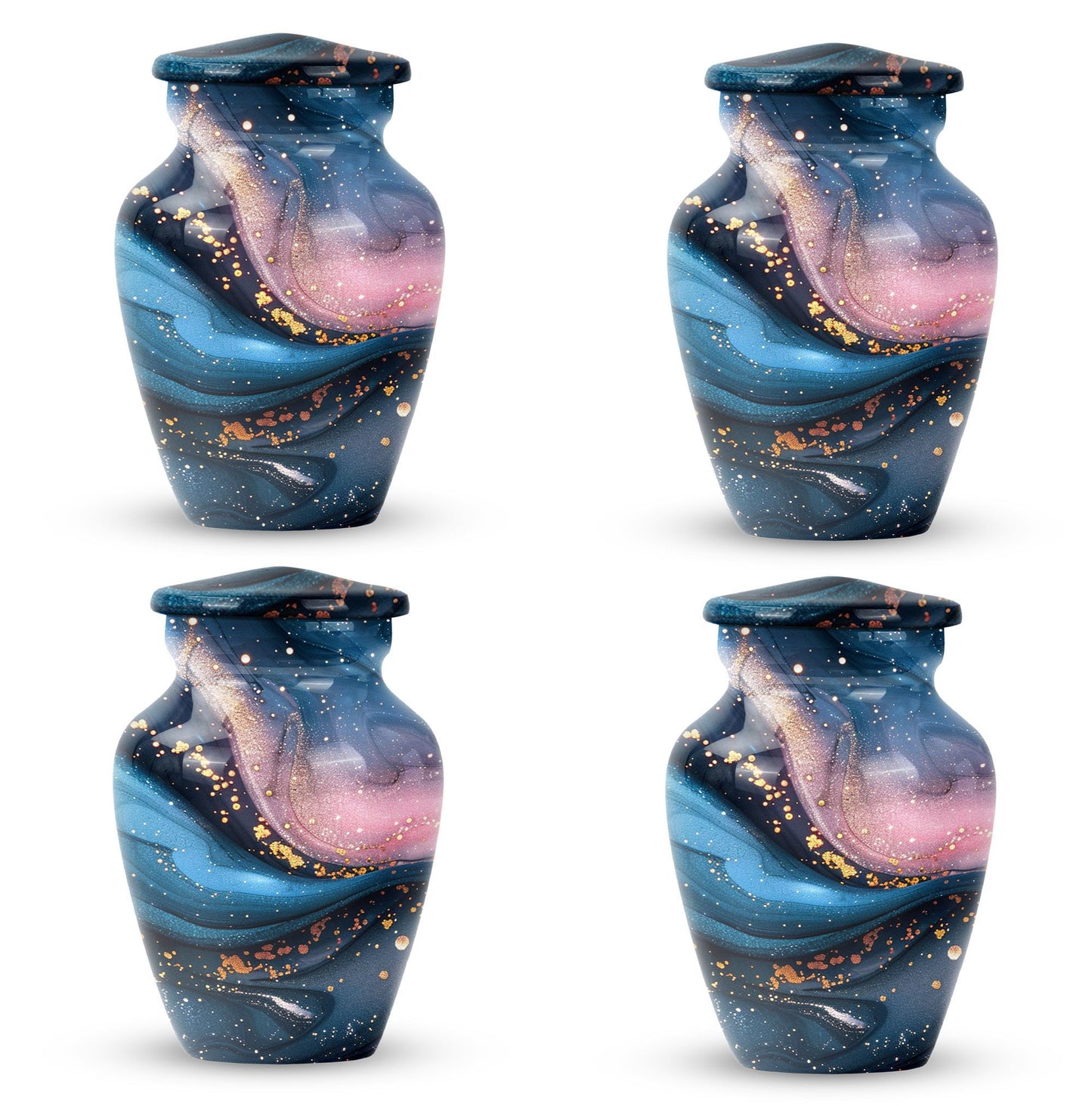 classic abstract urn in, personalized funeral urn.