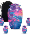Classic abstract urn for burial, large cremation urn.