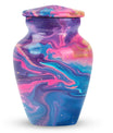 Classic abstract urn for burial, large cremation urn.