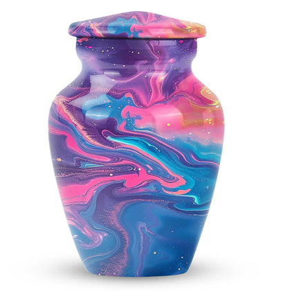 Classic abstract urn for burial, large cremation urn.