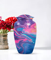 Classic abstract urn for burial, large cremation urn.