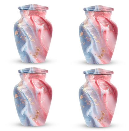 Abstract cremation urn in classic design