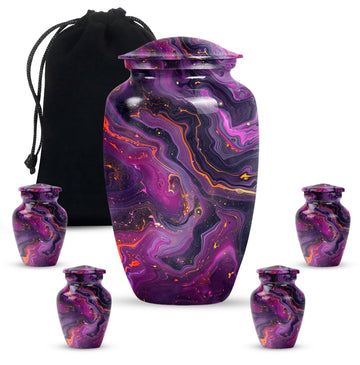 Large Urn with 4 Small Urn