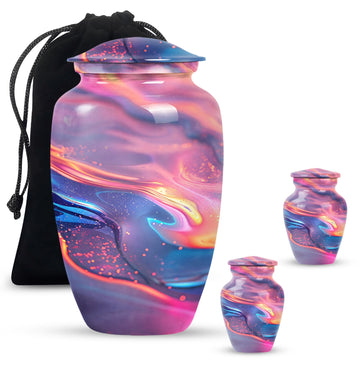 Large Urn with 2 Mini Urn