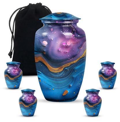 classic abstract urn for cremation ashes