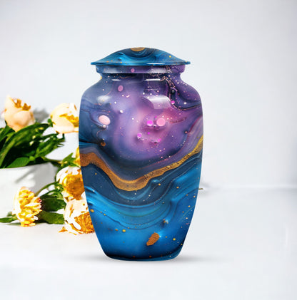 classic abstract urn for cremation ashes