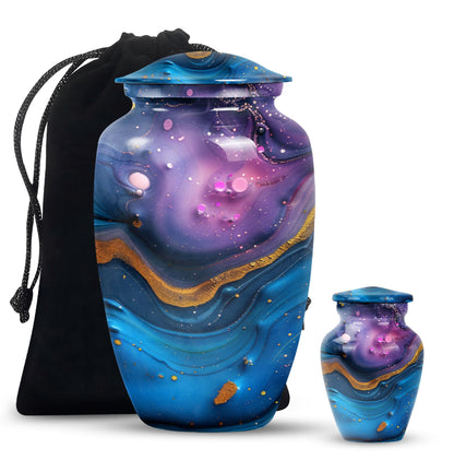classic abstract urn for cremation ashes