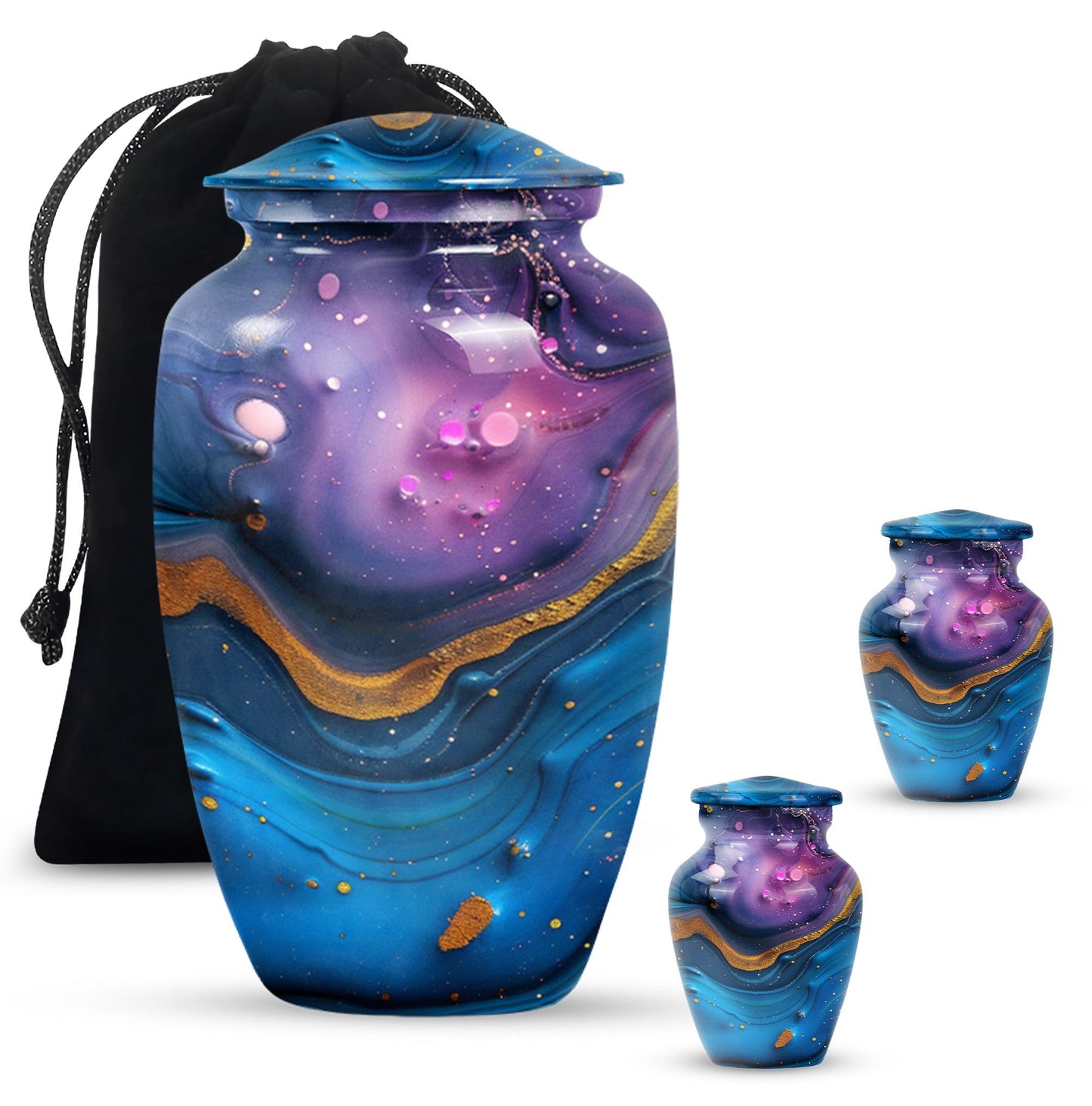 classic abstract urn for cremation ashes
