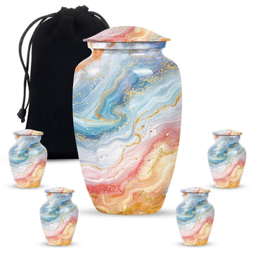 Large Urn with 4 Small Urn