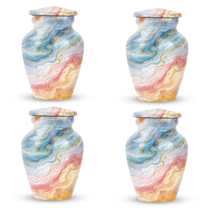 Personalized Marble Cremation Urn for Human Ashes - 10-inch, 200 cu in - Yatskia