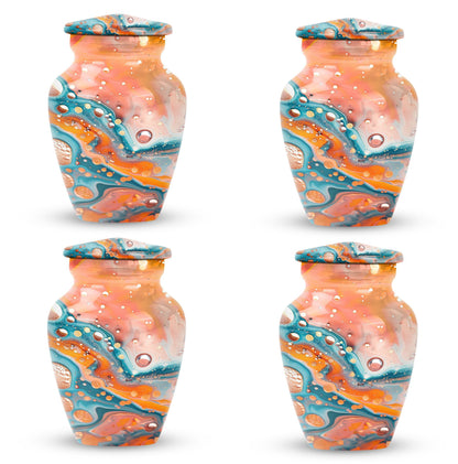 10-inch Pastel Swirl Urn