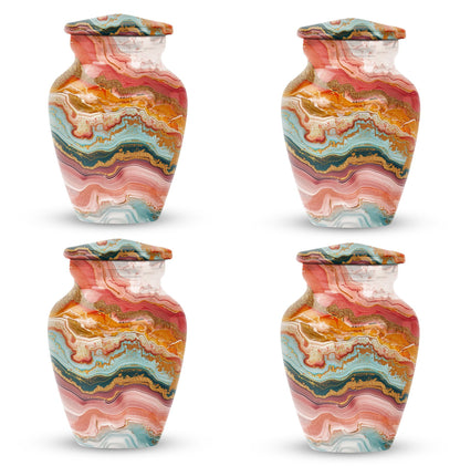 Pastel Swirl Urn for cremation ashes