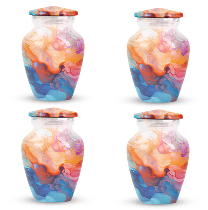 pastel swirl urn for adult human ashes