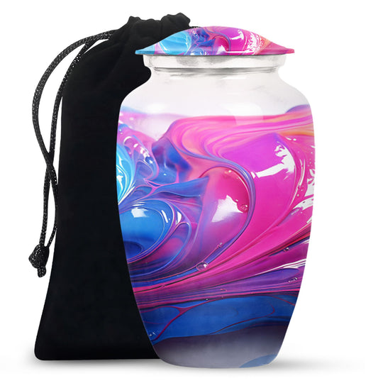 Pastel Swirl Urn for adults