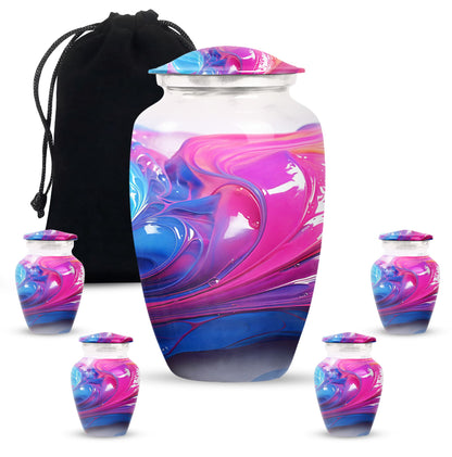 Pastel Swirl Urn for adults