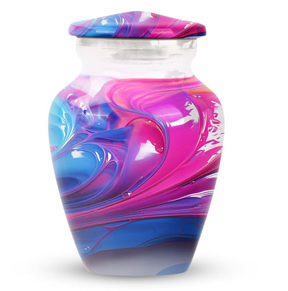 Pastel Swirl Urn for adults