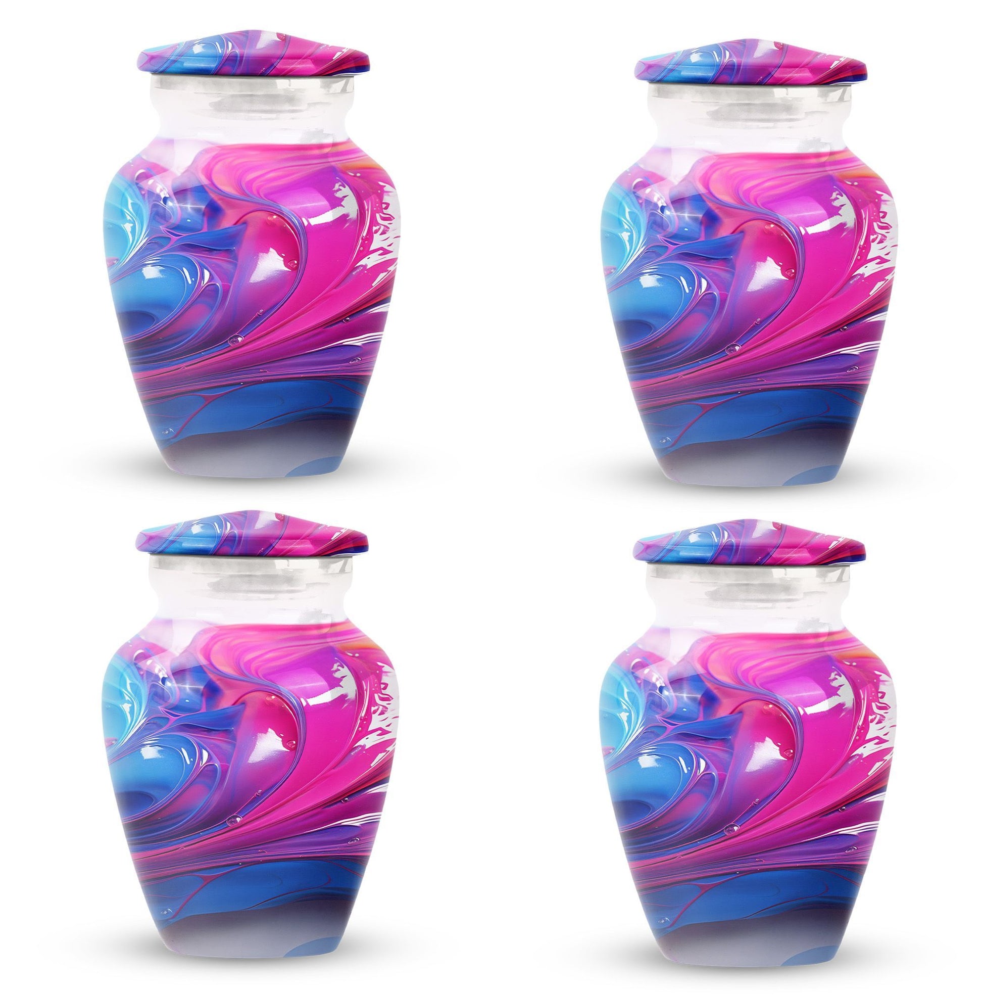 Pastel Swirl Urn for adults