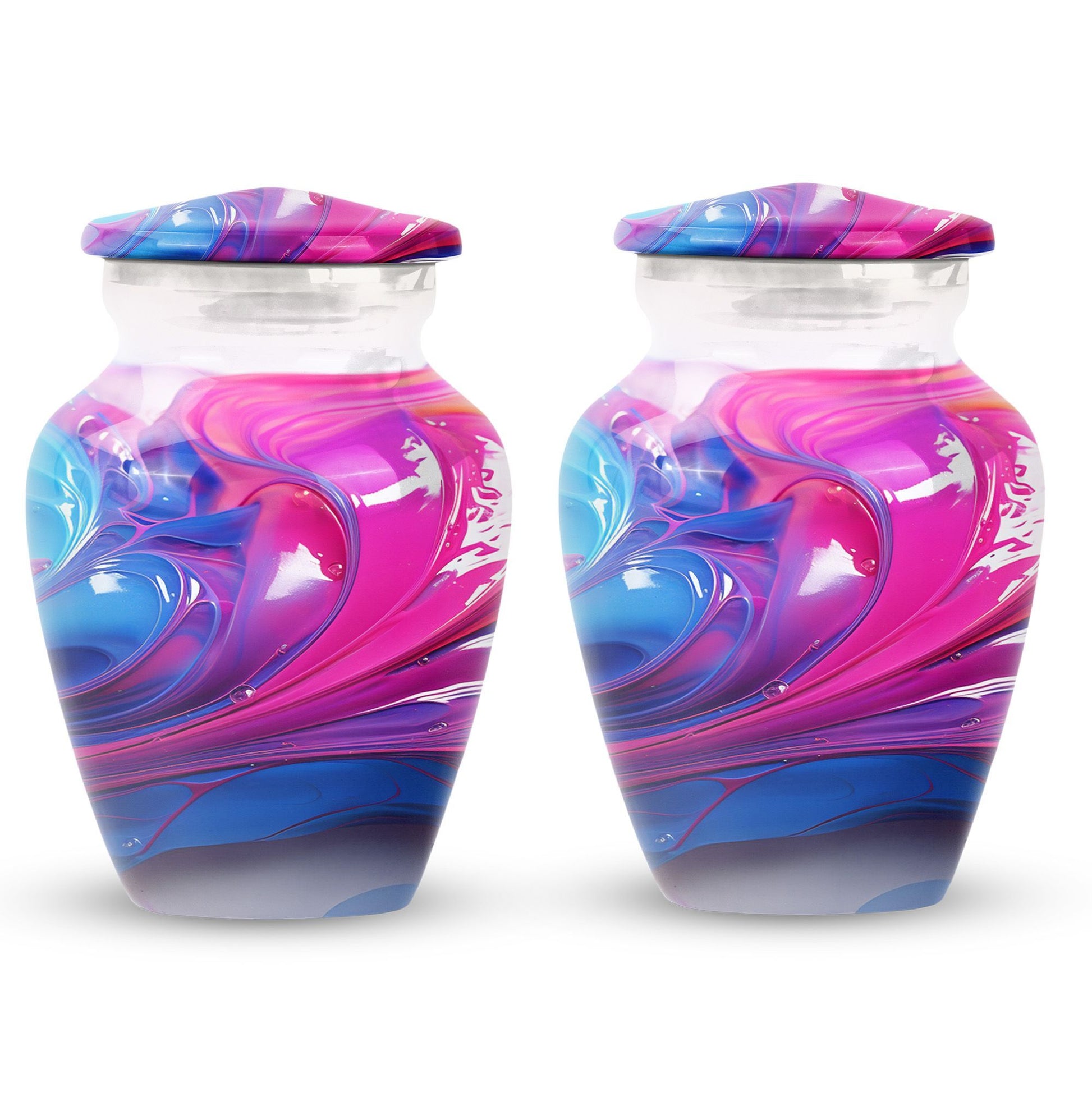 Pastel Swirl Urn for adults