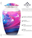 Pastel Swirl Urn for adults