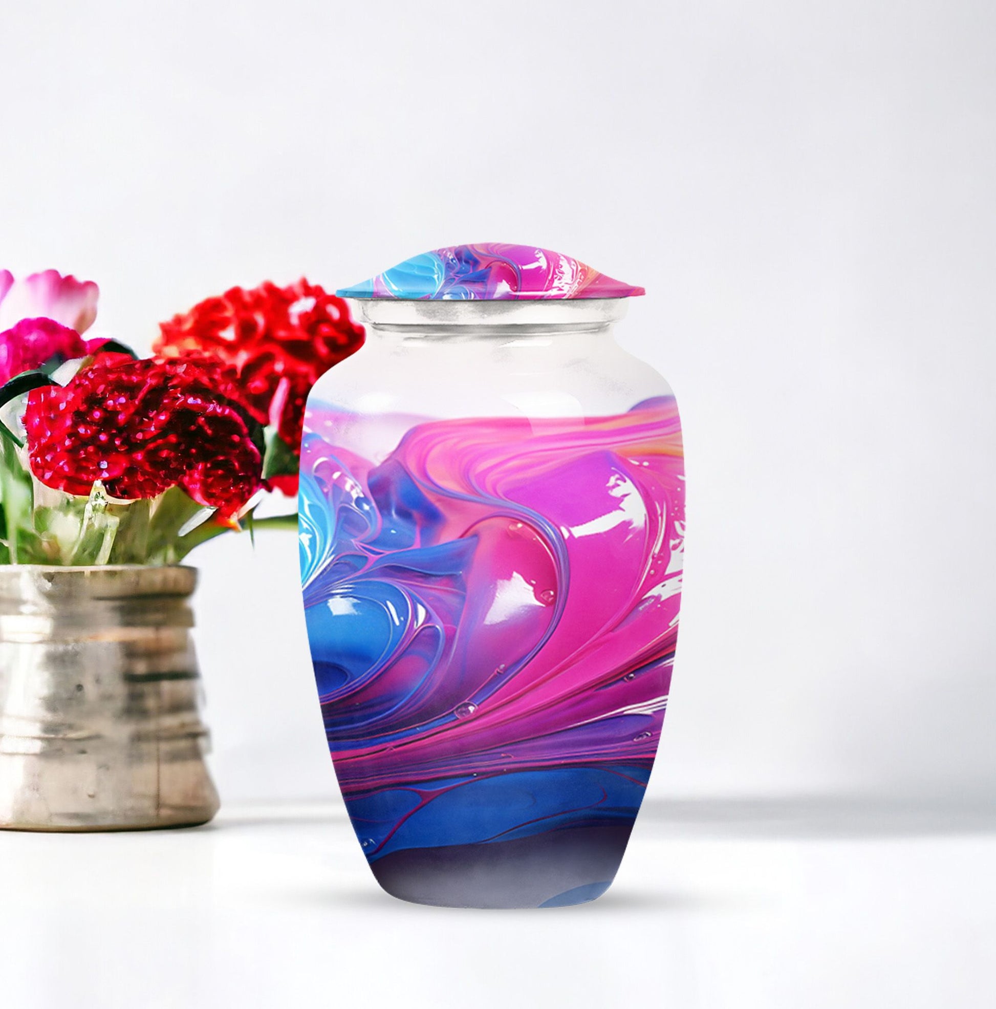 Pastel Swirl Urn for adults