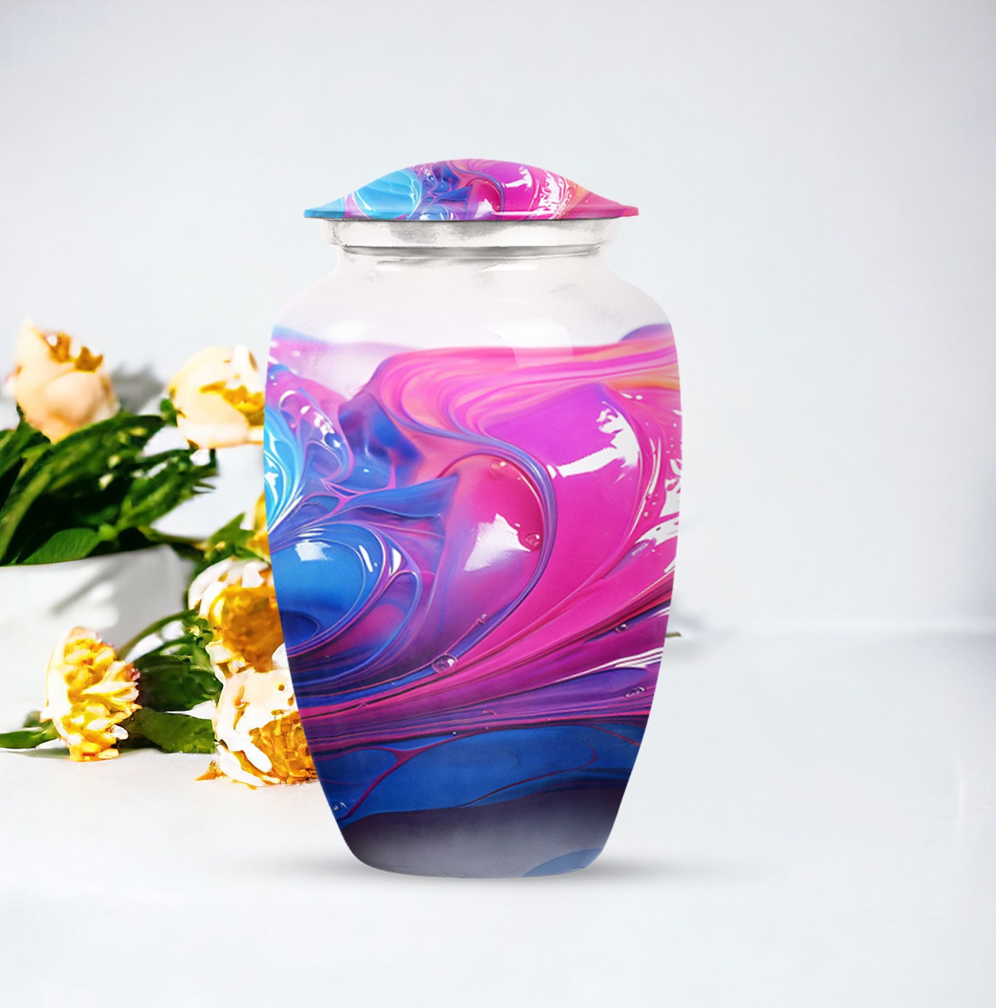 Pastel Swirl Urn for adults