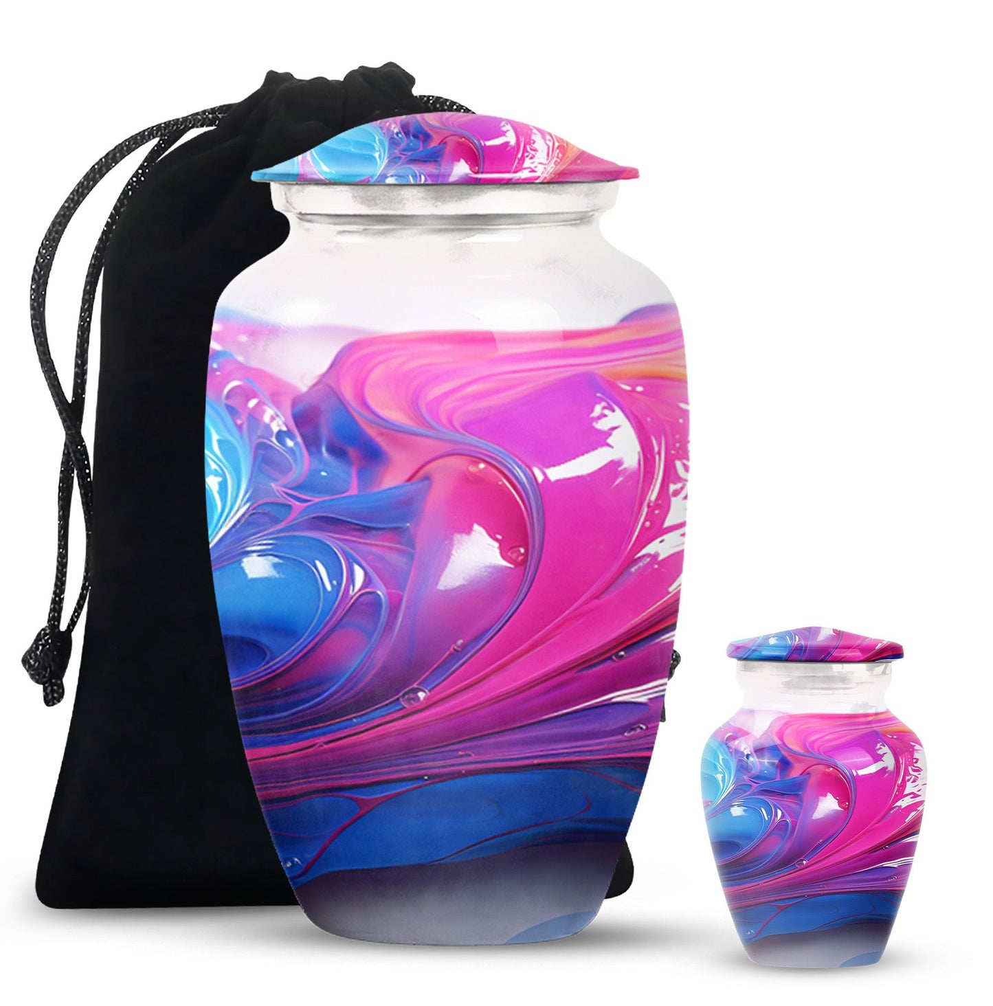 Pastel Swirl Urn for adults