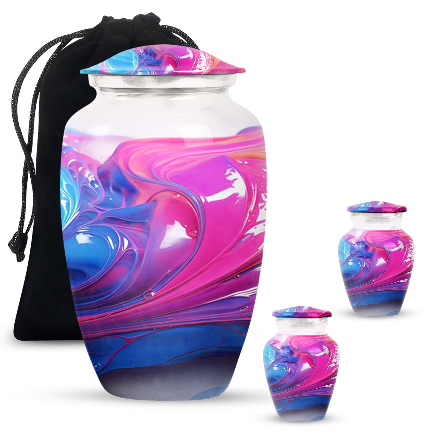 Pastel Swirl Urn for adults