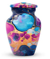 Pastel Swirl Urn