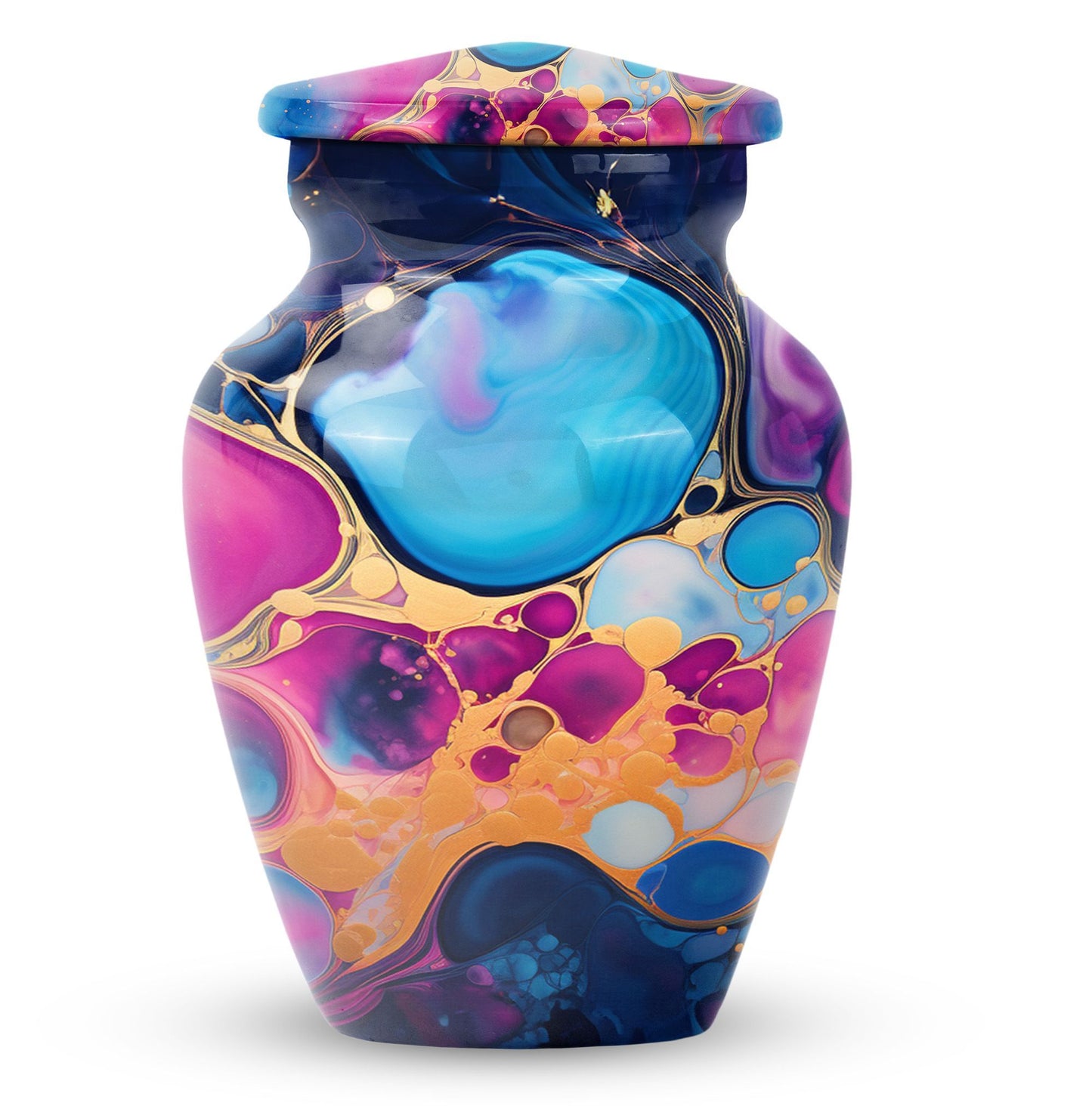 Pastel Swirl Urn