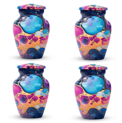 Pastel Swirl Urn